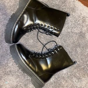 Black boots